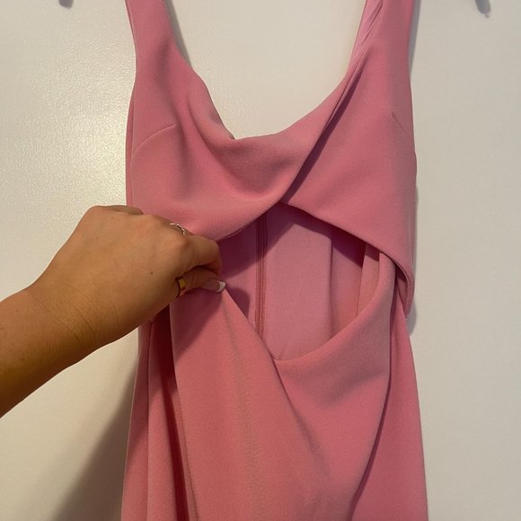 Bec & Bridge Joelle Midi Dress Pink - Size : US 6 - Picture 6 of 9